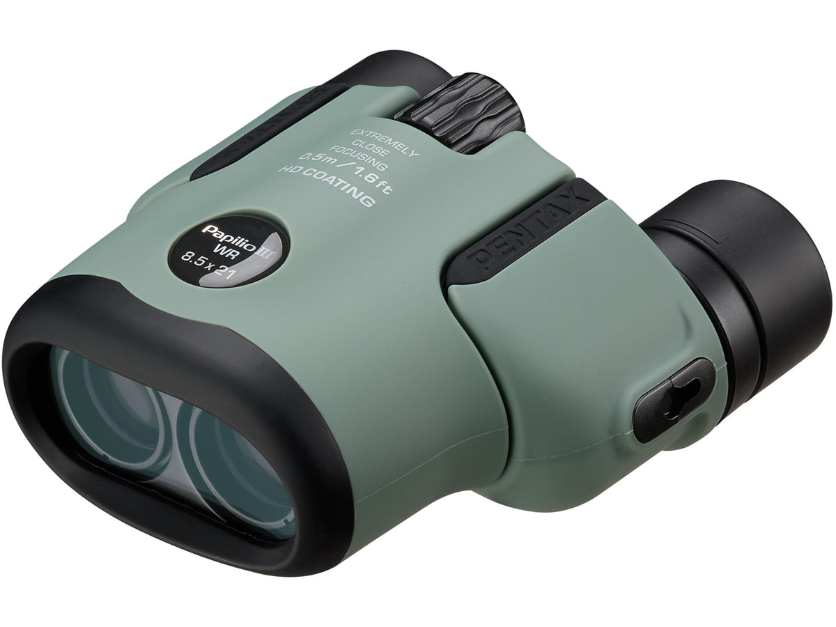Pentax Papilio III WR 8.5x21mm Porro Prism Binocular Olive