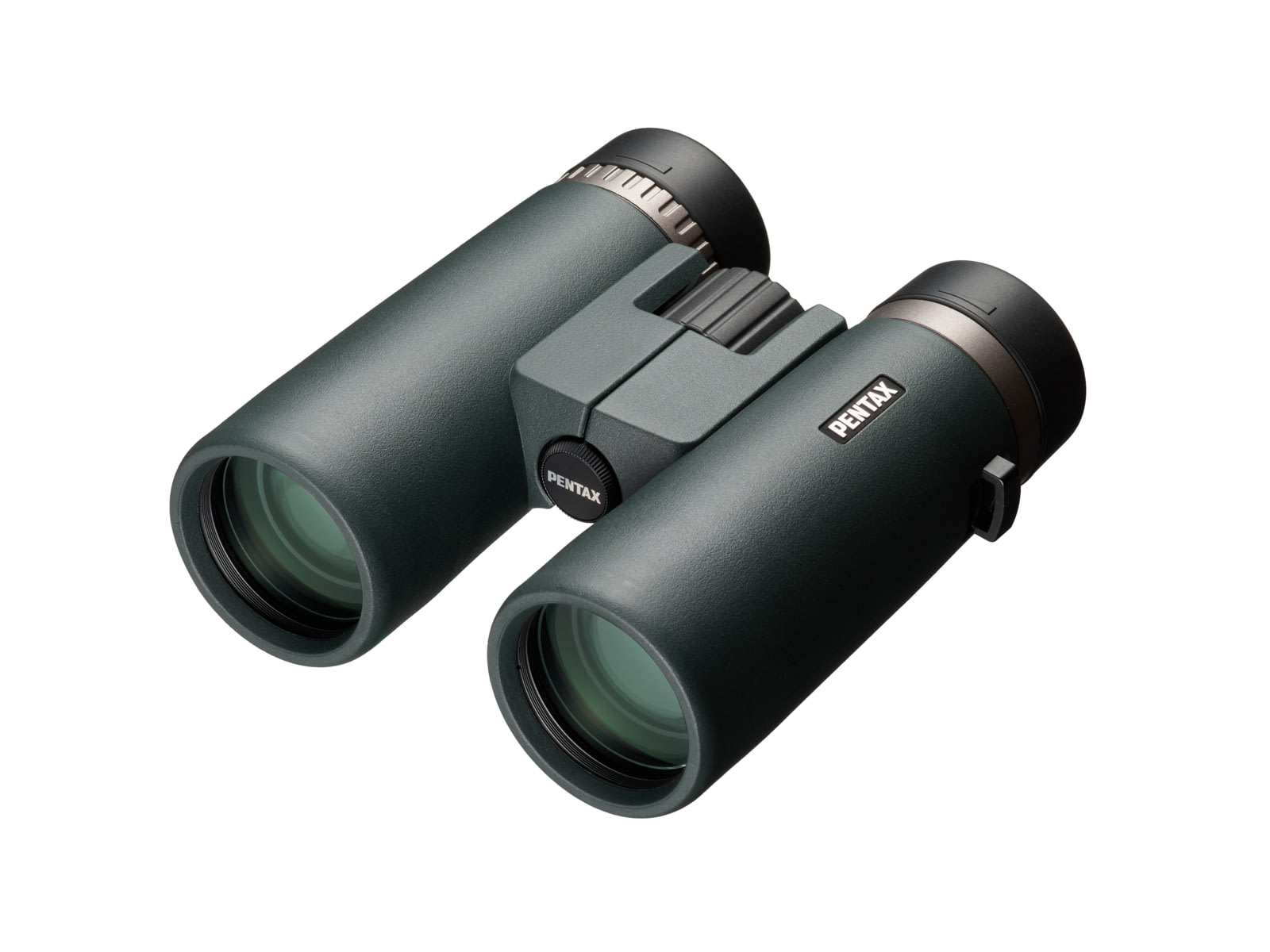 Pentax SD 10x42mm ED Roof Prism Binoculars Thermoplastic Elastomer Resin Dark Green Compact 62894