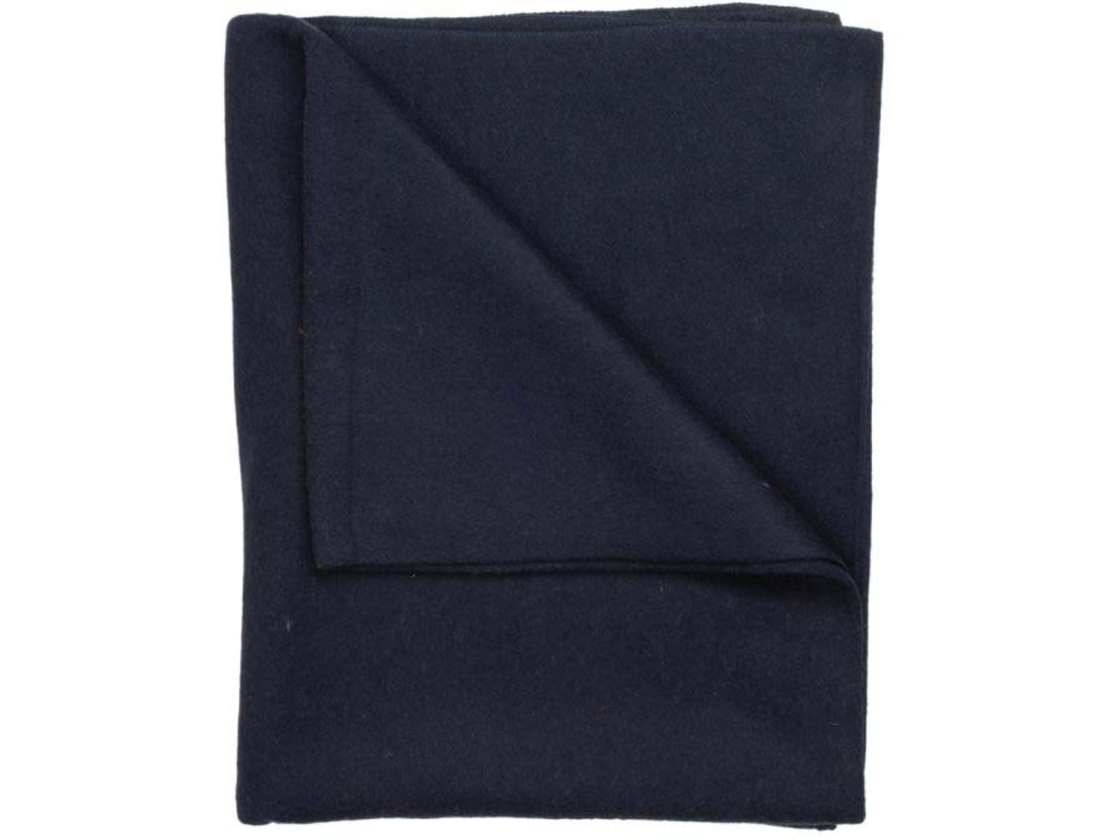Peregrine Solid Wool Blanket Navy WBRNB501Q84
