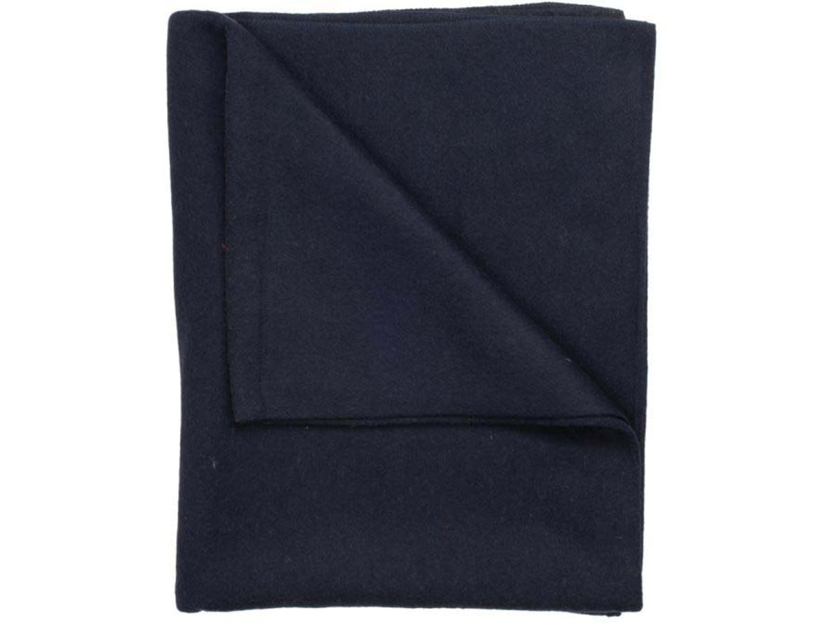 Peregrine Solid Wool Blanket Navy WBRNB501Q84