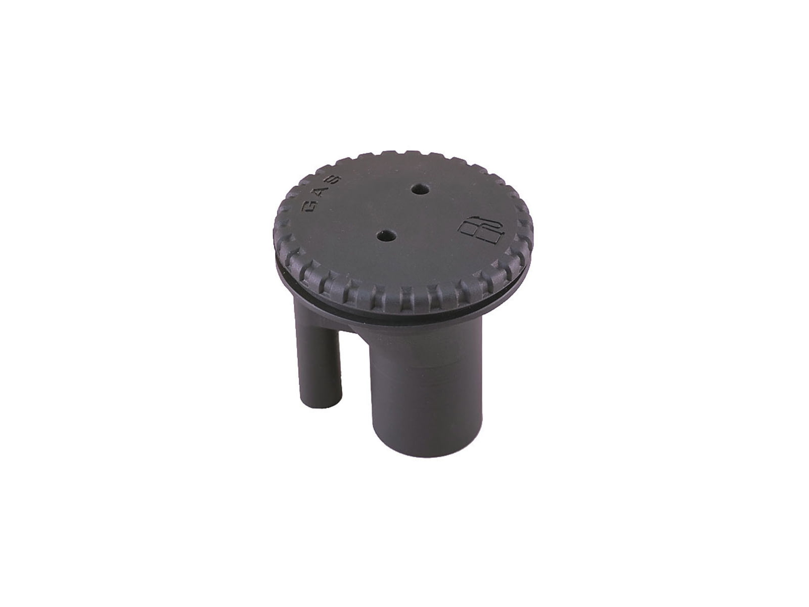 Perko 0543 Vented Fill f/1-1/2" Hose - Straight Neck - Gas - Black 0543DPGBLK