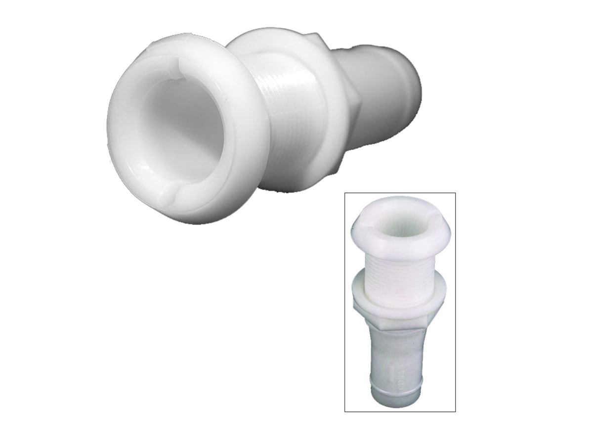 Perko 3/4" Thru-Hull Fitting f/Hose - Plastic Narrow Flange 0301DP5