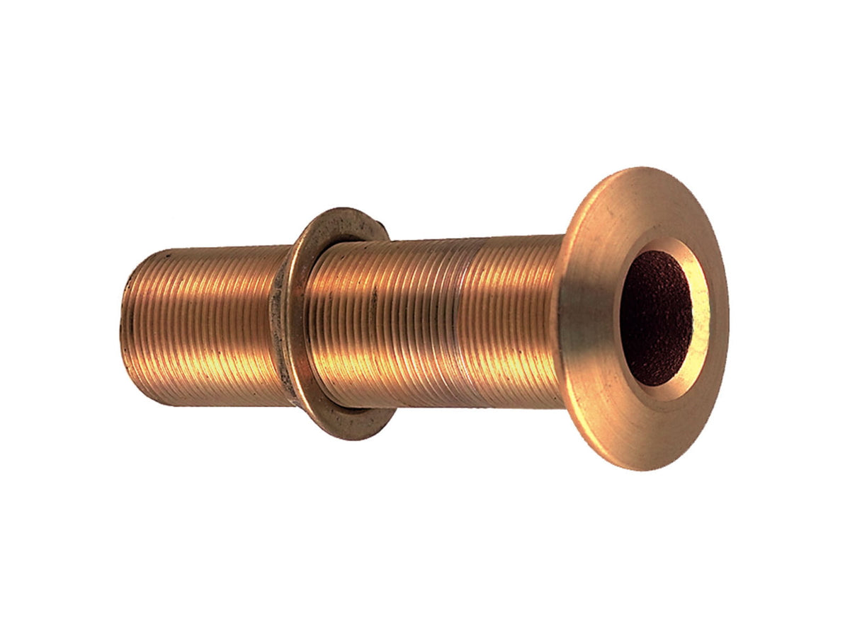 Perko 3/4" Thru-Hull Fitting w/Pipe Thread Bronze Extra Long - Max Hull 5" Thick 0348DP5PLB