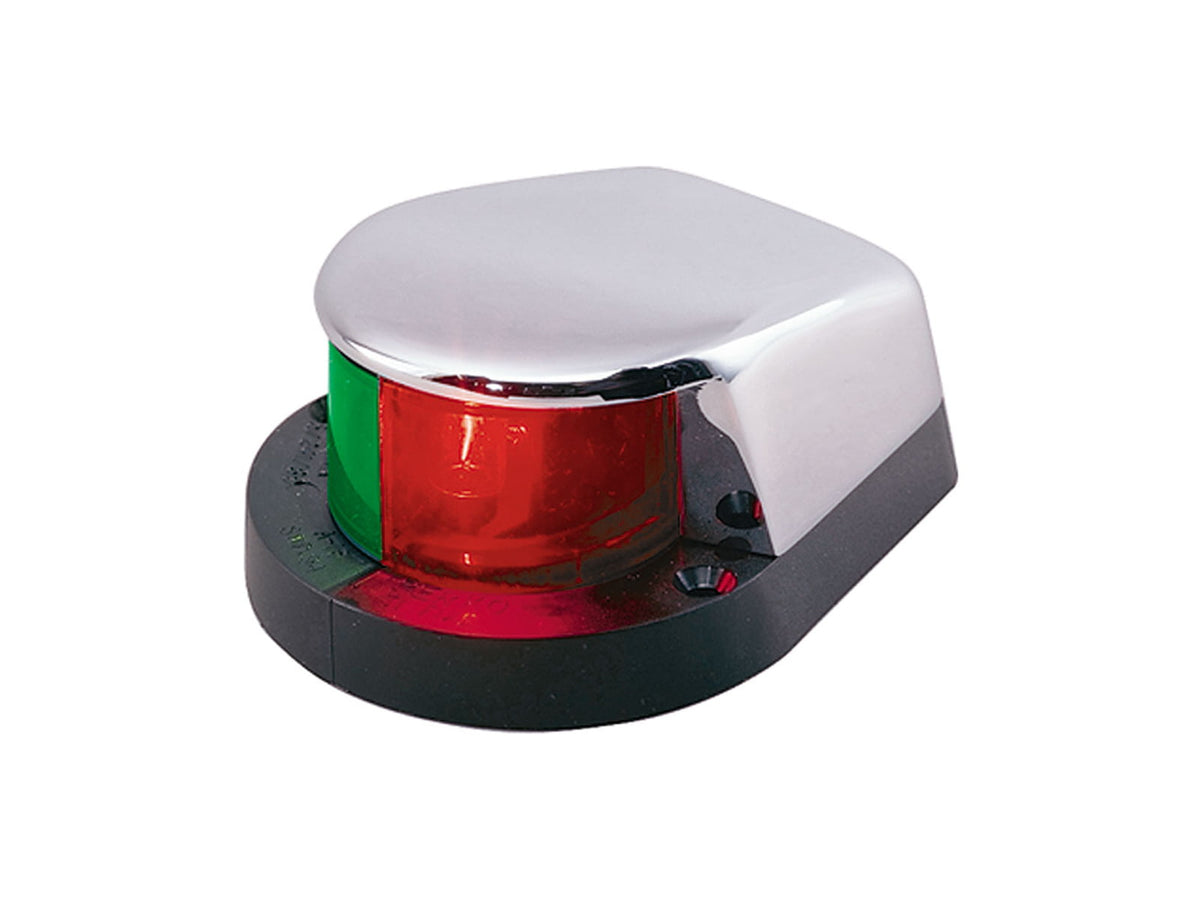 Perko 12V Bi-Color Bow Light Black Base Chrome Plated Top MADE IN THE USA 1310DP0CHR