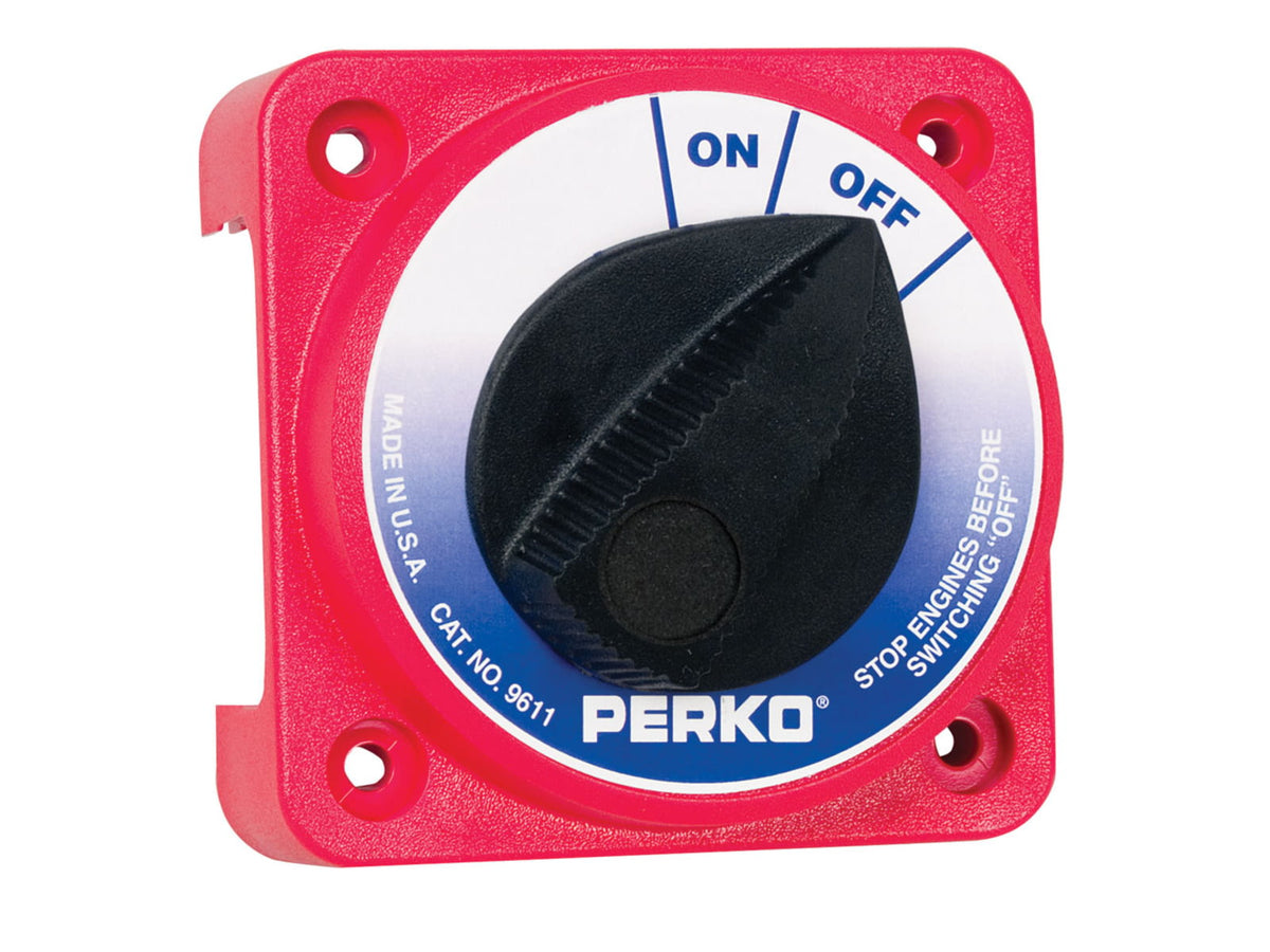 Perko 9611DP Compact Medium Duty Main Battery Disconnect Switch One Size 9611DP