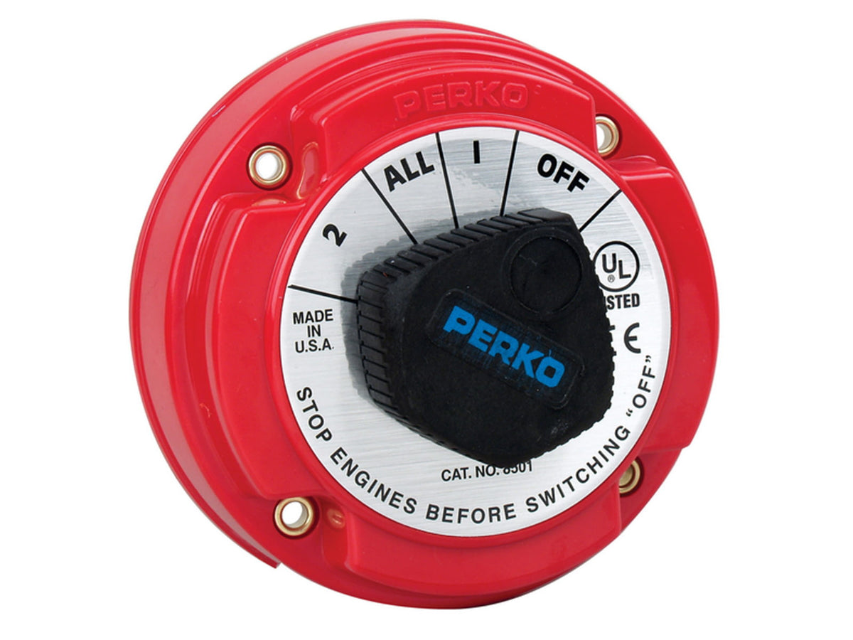 Perko Medium Duty Battery Selector Switch - 250A Continuous One Size 8501DP