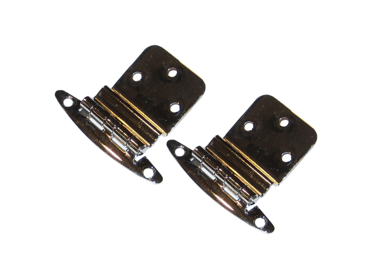 Perko Plated Brass 3/8" Inset Hinges Chrome 0271DP0CHR