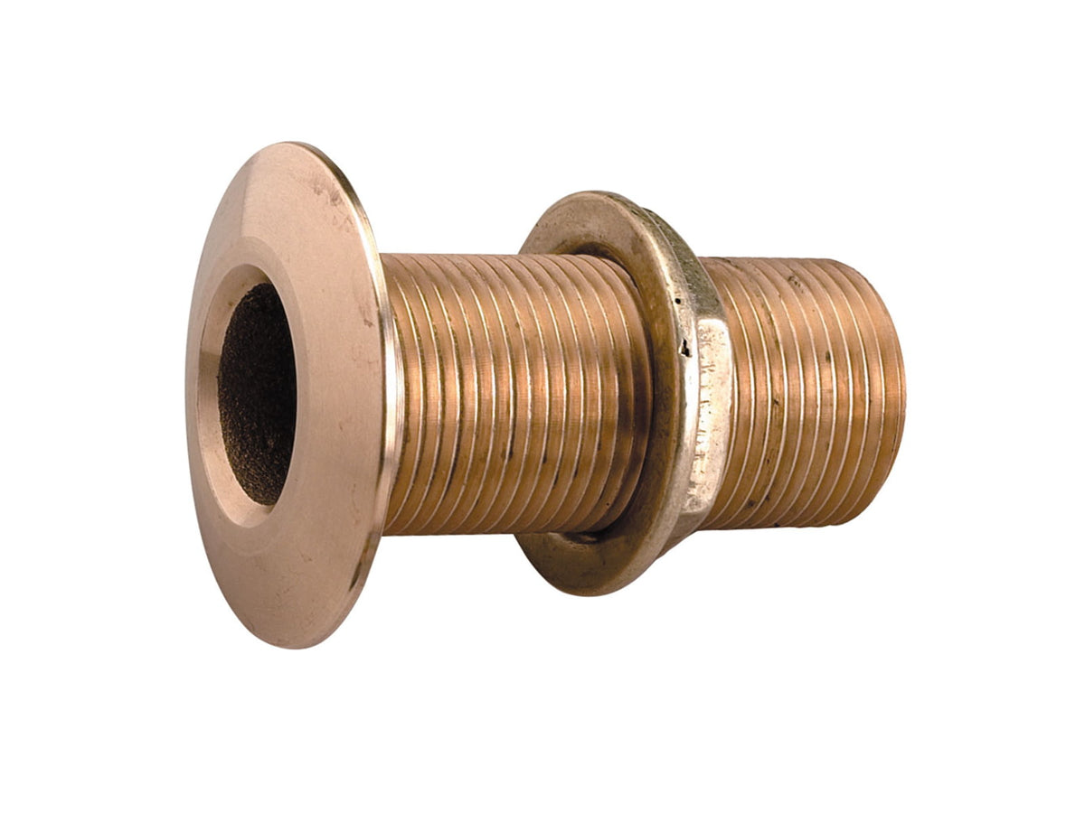Perko Thru-Hull Fitting w/Pipe Thread Bronze MADE IN THE USA 1-1/4" 0322DP7PLB