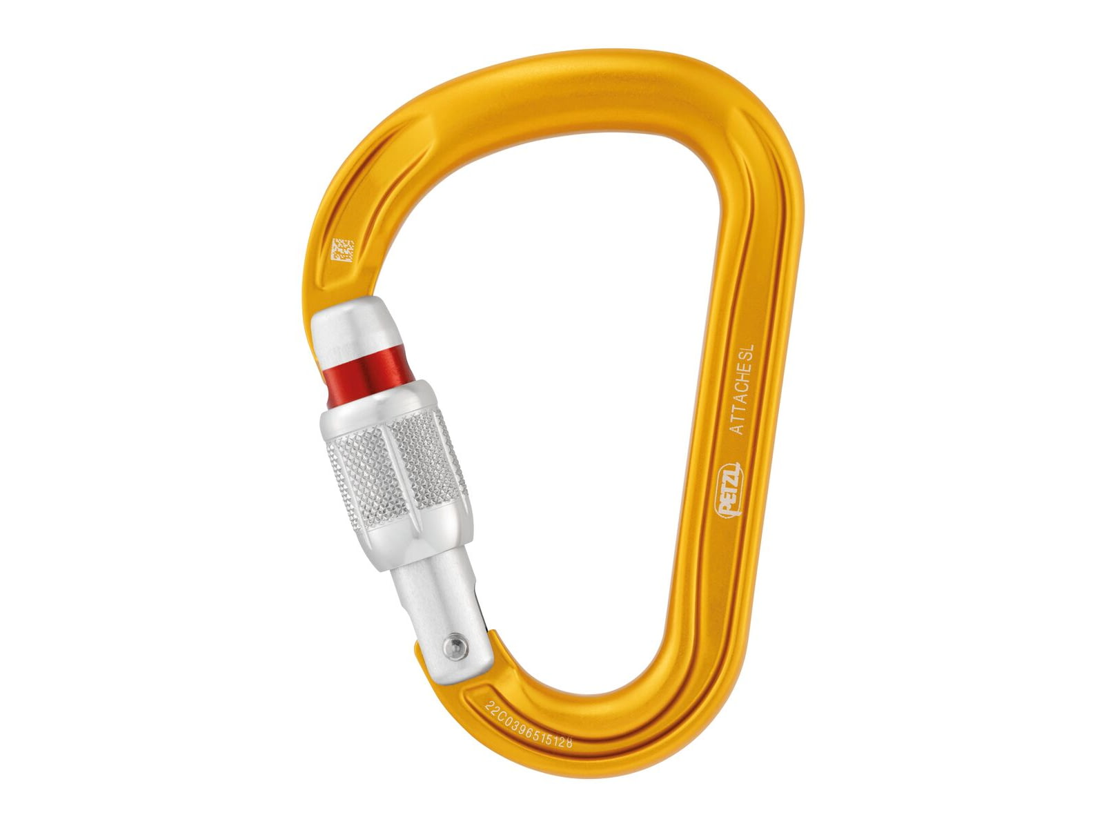Petzl Attache Screw-Lock Carabiner Yellow