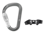 Petzl Attache Screw-Lock Bar Carabiner Gray