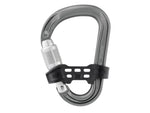 Petzl Attache Screw-Lock Bar Carabiner Gray