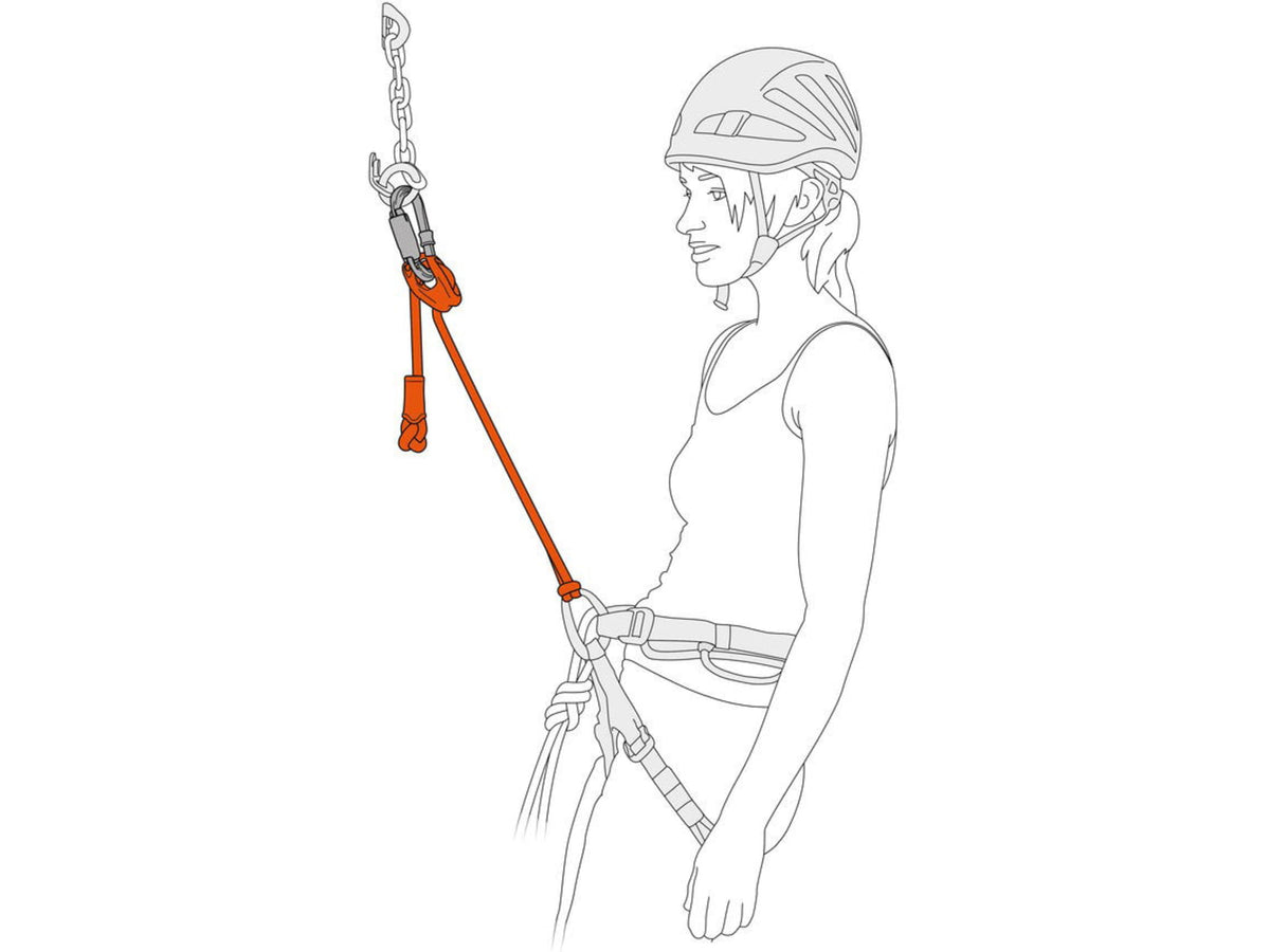 Petzl Connect Adjust Lanyard Orange L034BA00