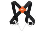 Petzl Explo Shoulder Straps Black/Orange C027AA00