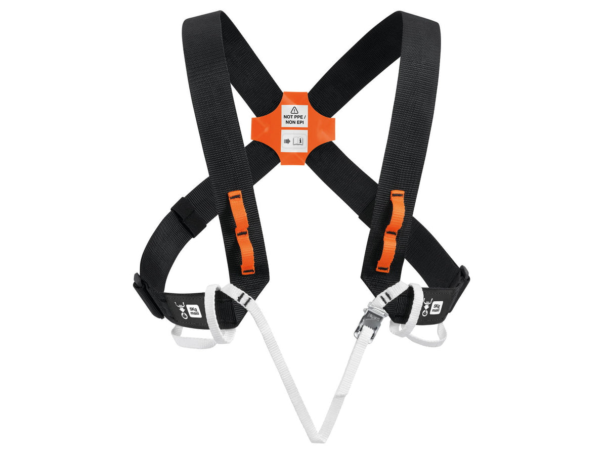 Petzl Explo Shoulder Straps Black/Orange C027AA00