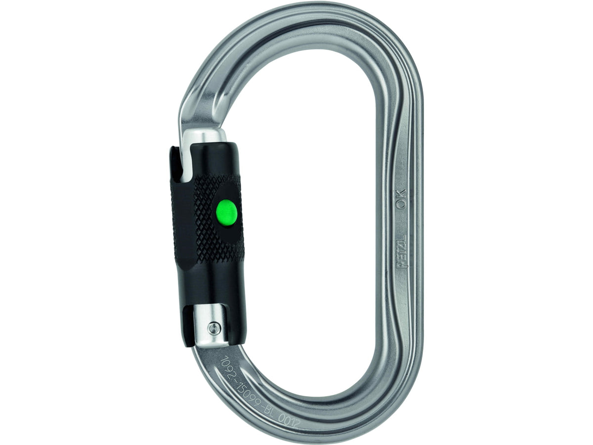 Petzl OK Carabiner Gray Ball-Lock M33A BL