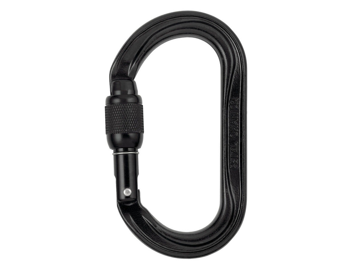Petzl Oxan Carabiner Black Screw-Lock M72A SLN