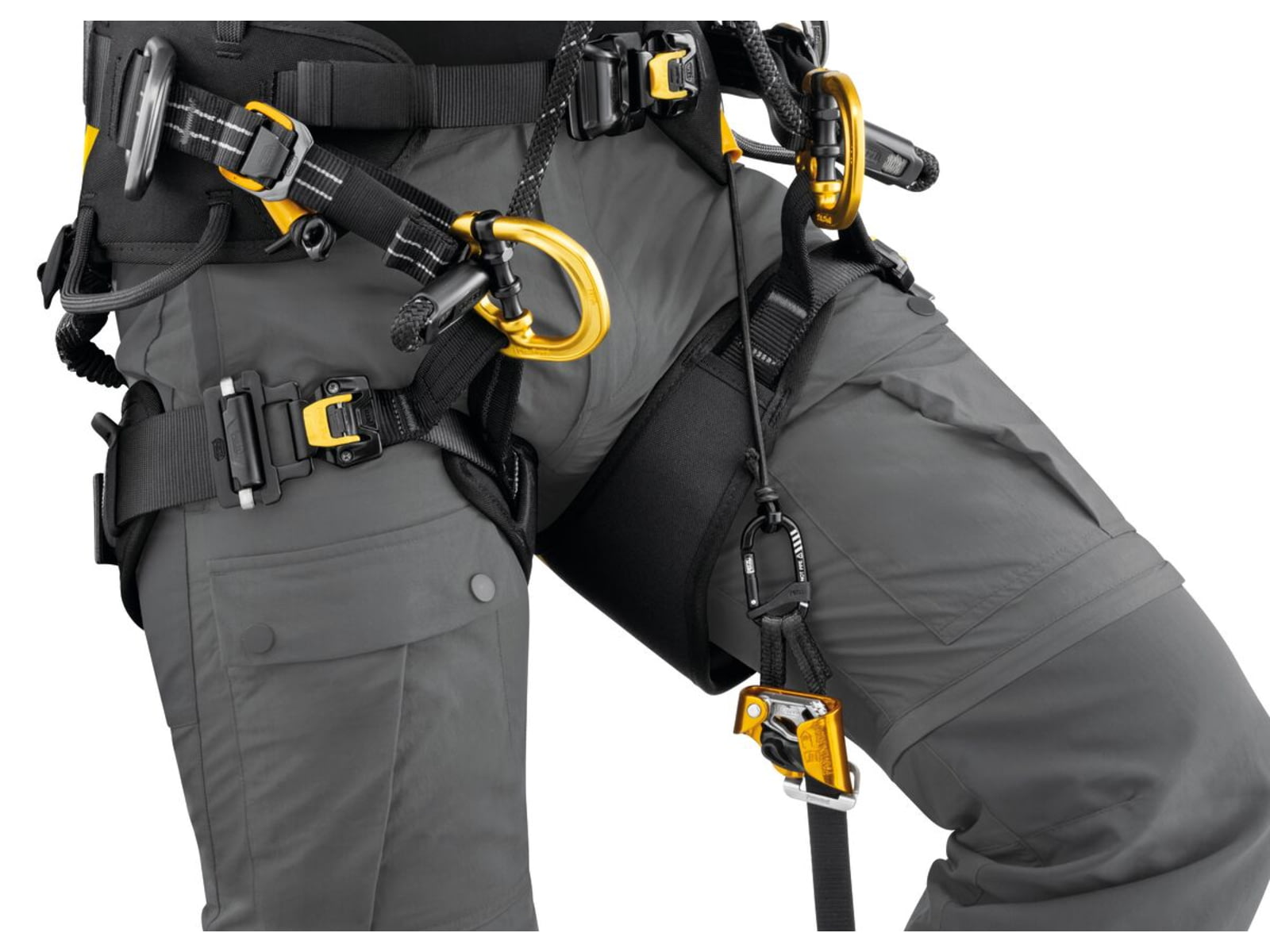 Petzl Knee Grab Ascender Black/Gold B022BA00