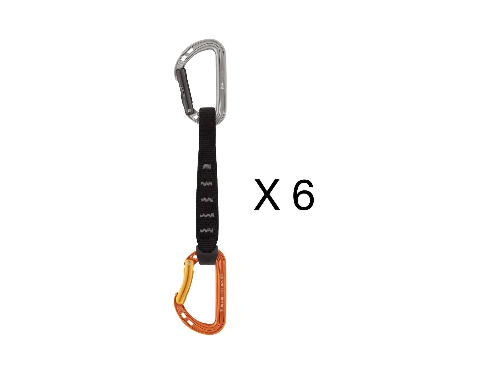 Petzl Spirit Express Quickdraws 6-Pack 17 cm