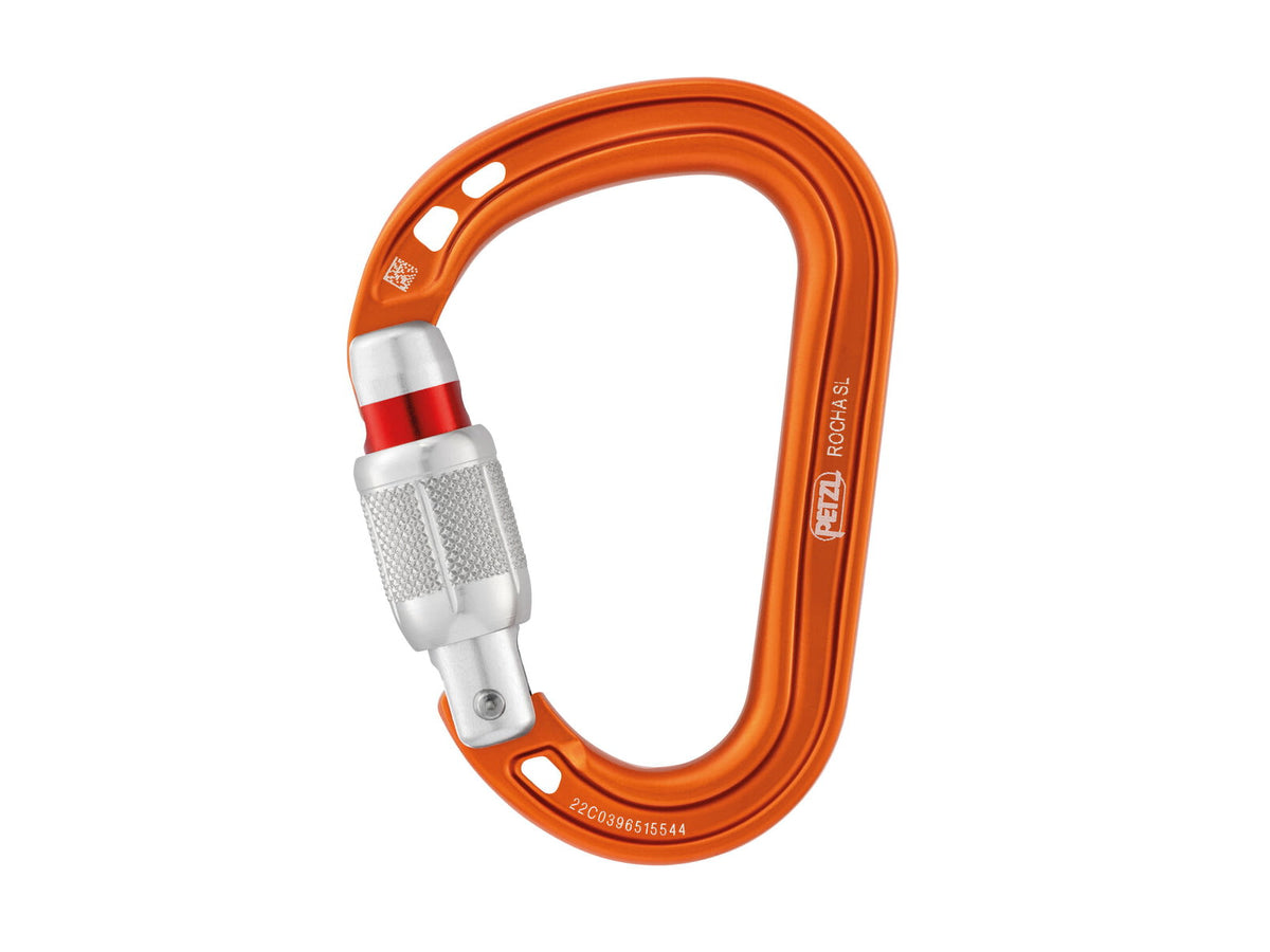 Petzl Rocha Screw-Lock Carabiner Orange