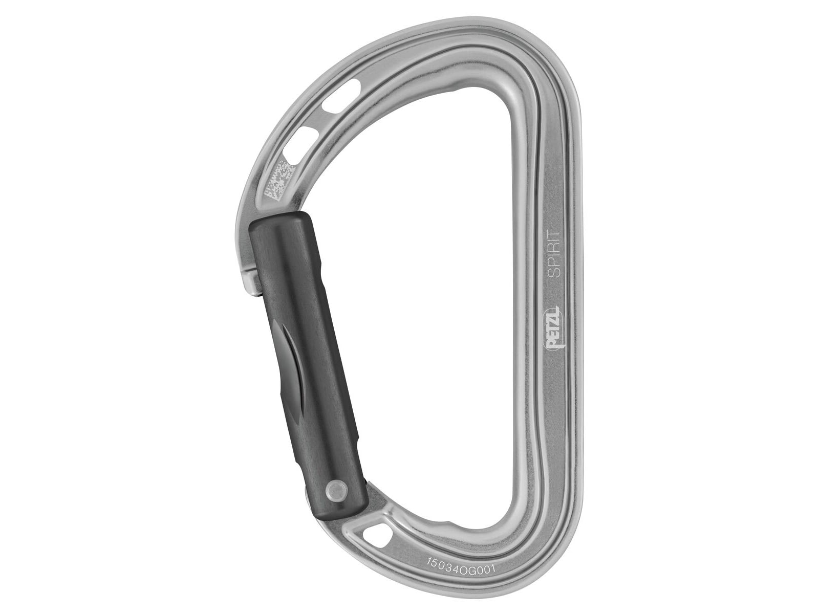 Petzl Spirit Straight Carabiner Gray