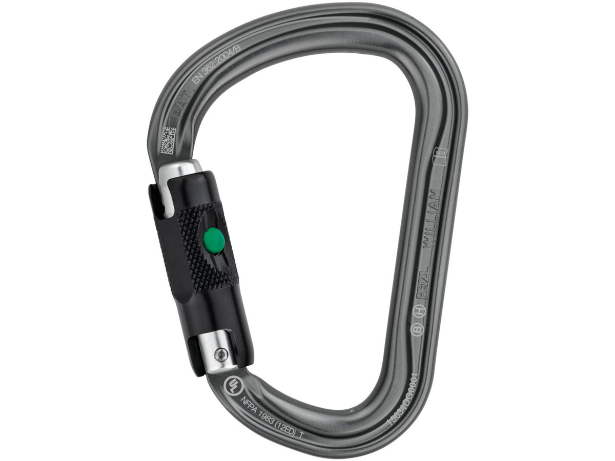 Petzl William Carabiner Gray