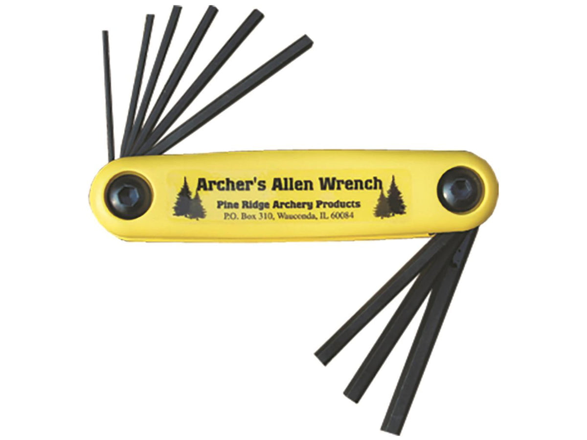 Pine Ridge Archery Allen Wrench Set Yellow Extra Large 2521