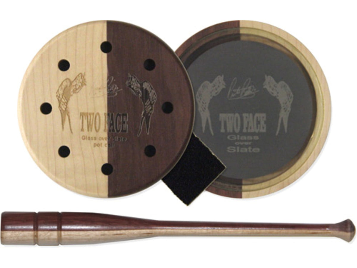Pittman Game Calls Two Face Glass Pot Turkey Call
