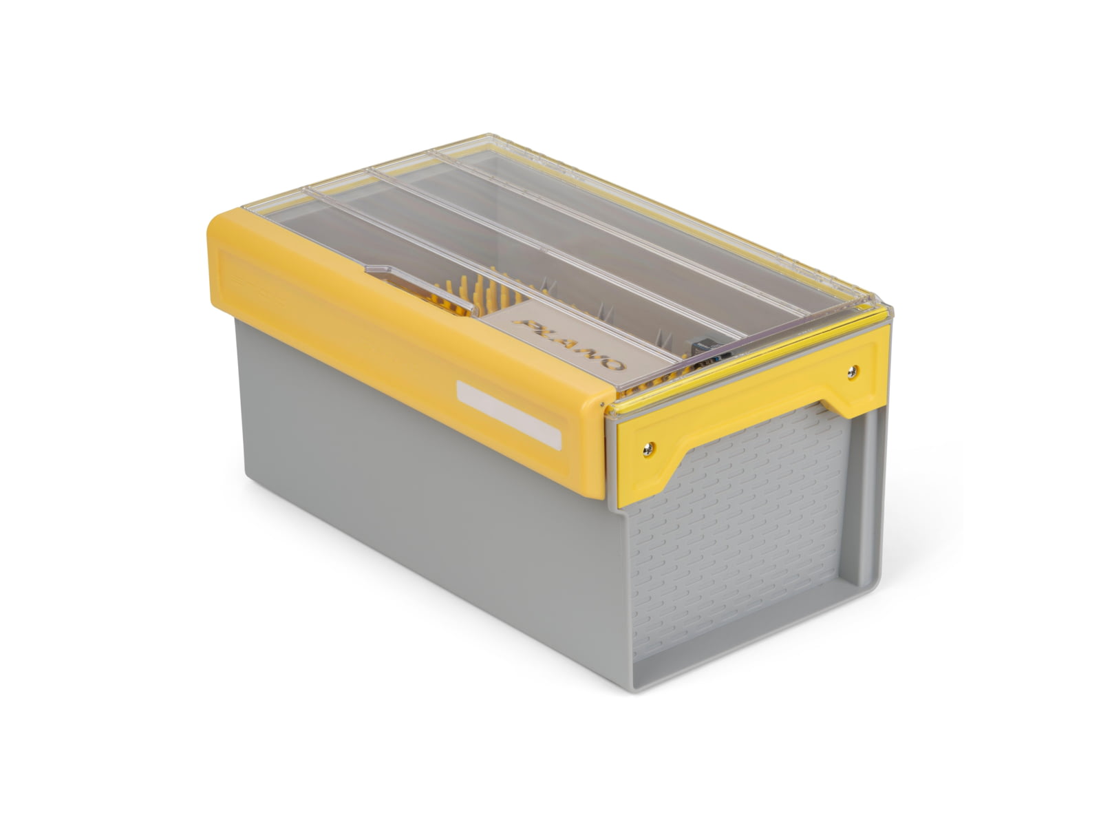 Plano Edge Crankbait Box Grey/Yellow Extra Large PLASE503