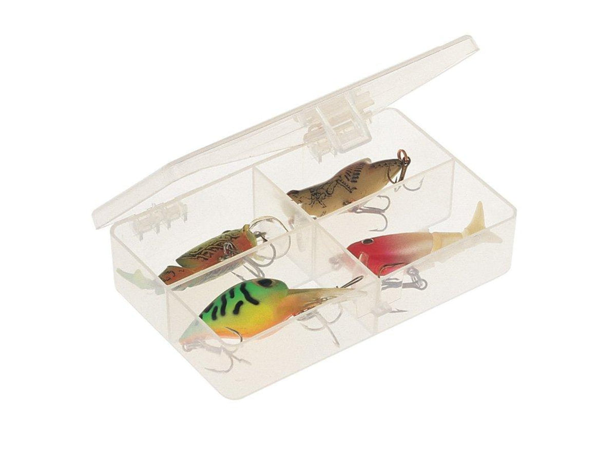 Plano Four-Compartment Tackle Organizer Clear