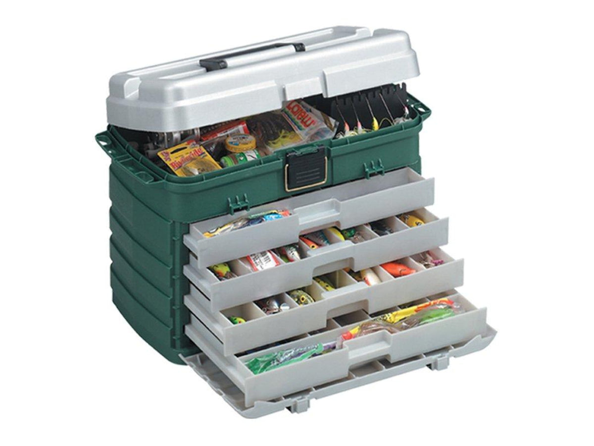 Plano Four-Drawer Tackle Box Green/Sandstone Extra Large PMC758005