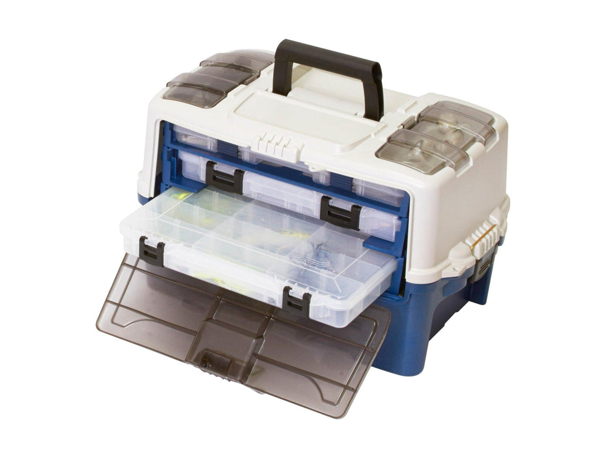 Plano Tackle Systems Hybrid Hip 3 Stowaway Box Navy/Sandstone 3700 PMC723700