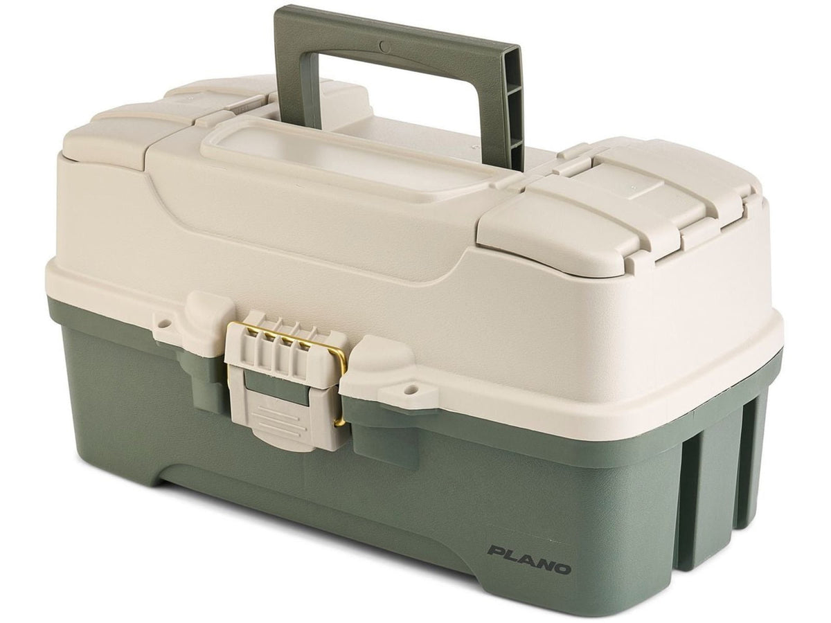 Plano Three-Tray Tackle Box Bass KitTan/Green P000410