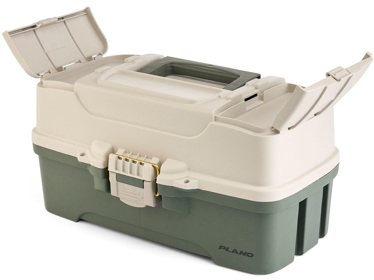 Plano Three-Tray Tackle Box Bass KitTan/Green P000410