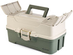 Plano Three-Tray Tackle Box Bass KitTan/Green P000410