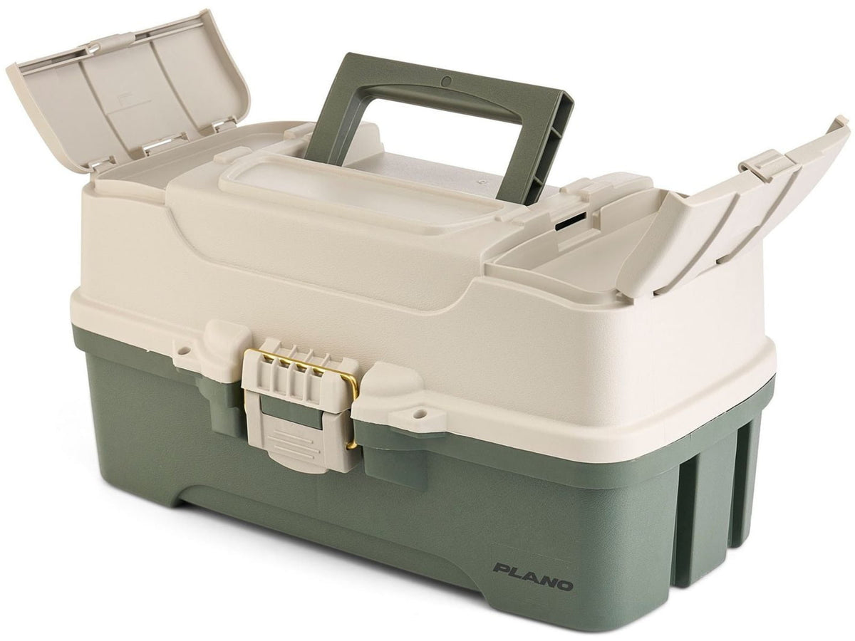 Plano Three-Tray Tackle Box Bass KitTan/Green P000410