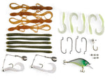 Plano Three-Tray Tackle Box Bass KitTan/Green P000410