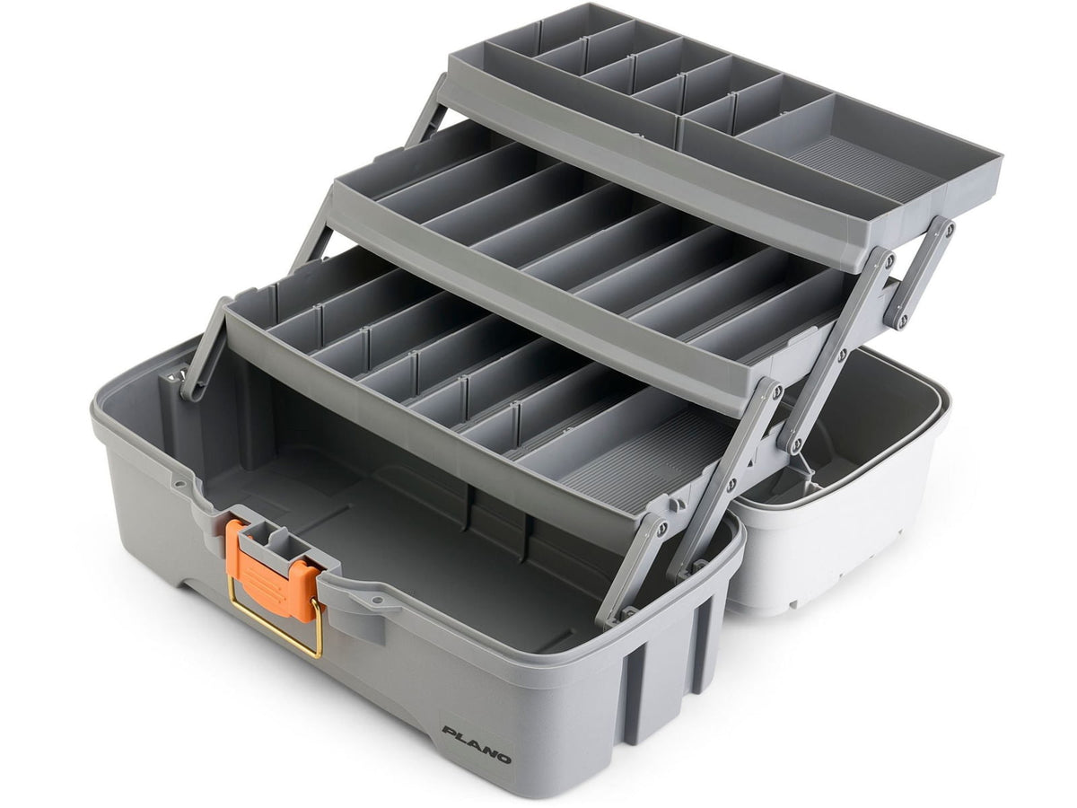 Plano Three-Tray Tackle Box Panfish KitLight Grey/Dark Grey P000411