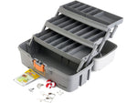 Plano Three-Tray Tackle Box Panfish KitLight Grey/Dark Grey P000411