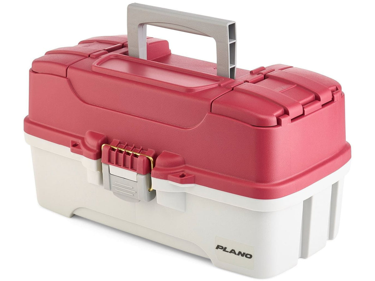 Plano Three-Tray Tackle Box Salmon KitMaroon/Grey P000414