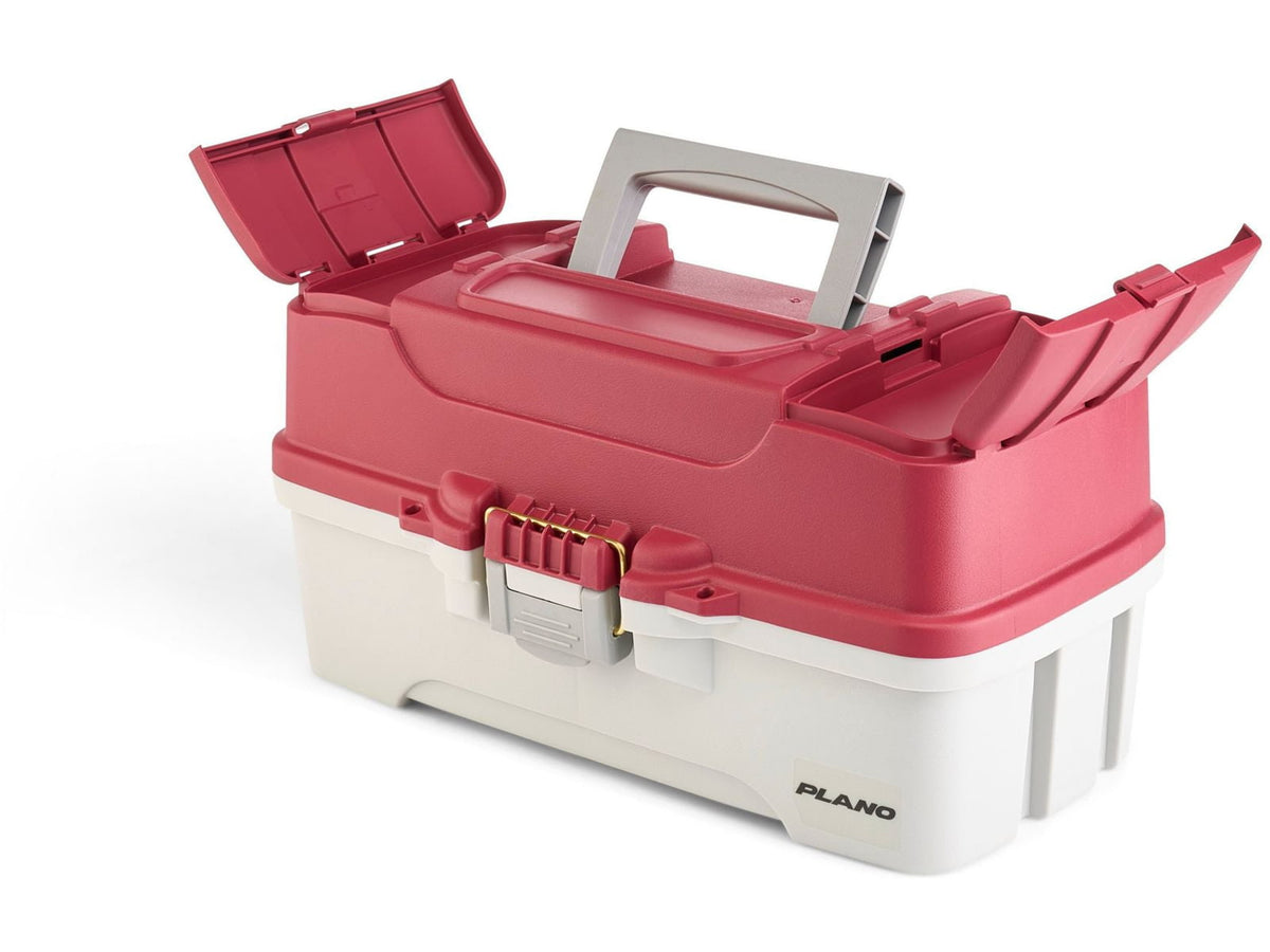 Plano Three-Tray Tackle Box Salmon KitMaroon/Grey P000414