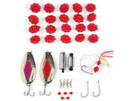 Plano Three-Tray Tackle Box Salmon KitMaroon/Grey P000414