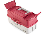 Plano Three-Tray Tackle Box Salmon KitMaroon/Grey P000414