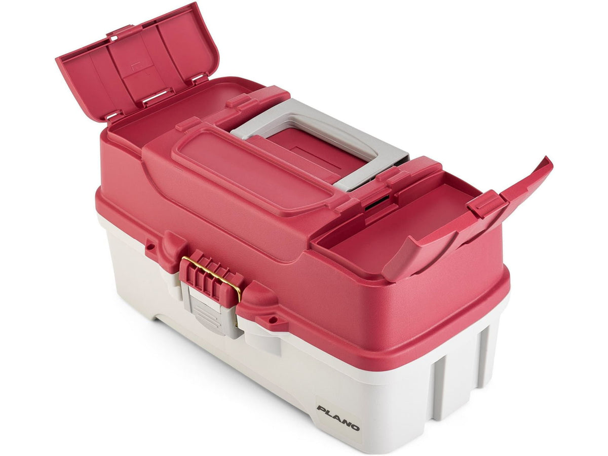 Plano Three-Tray Tackle Box Salmon KitMaroon/Grey P000414