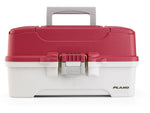 Plano Three-Tray Tackle Box Salmon KitMaroon/Grey P000414