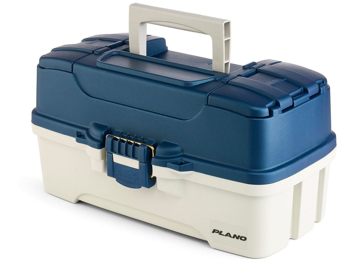Plano Three-Tray Tackle Box Striper KitBlue/Grey P000412