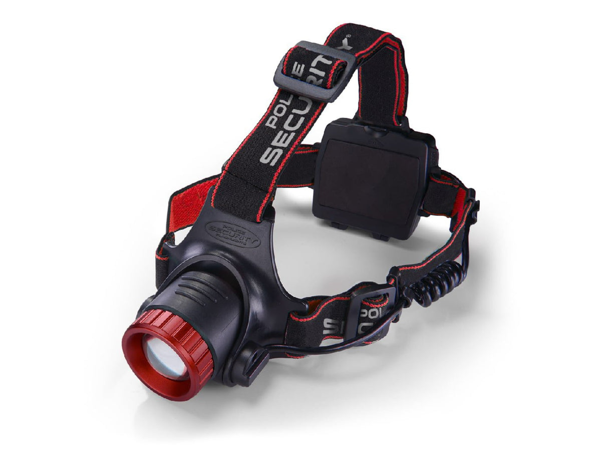 Police Security Flashlights Lookout 1000 Lumen LED Headlamp Black 98070
