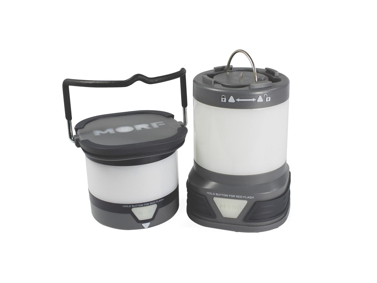 Police Security Flashlights Morf 380 Lumen 2-in-1 Lantern Black 98971
