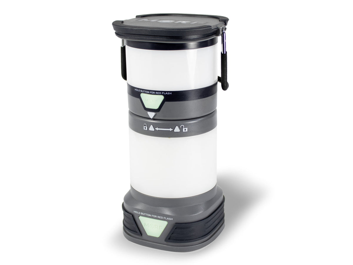 Police Security Flashlights Morf 380 Lumen 2-in-1 Lantern Black 98971