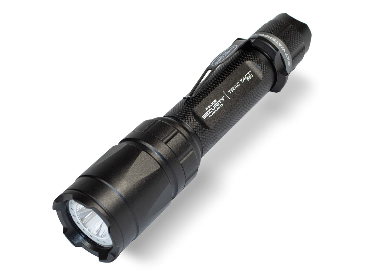 Police Security Flashlights Trac Tact 350 Lumen LED Flashlight Black 97999