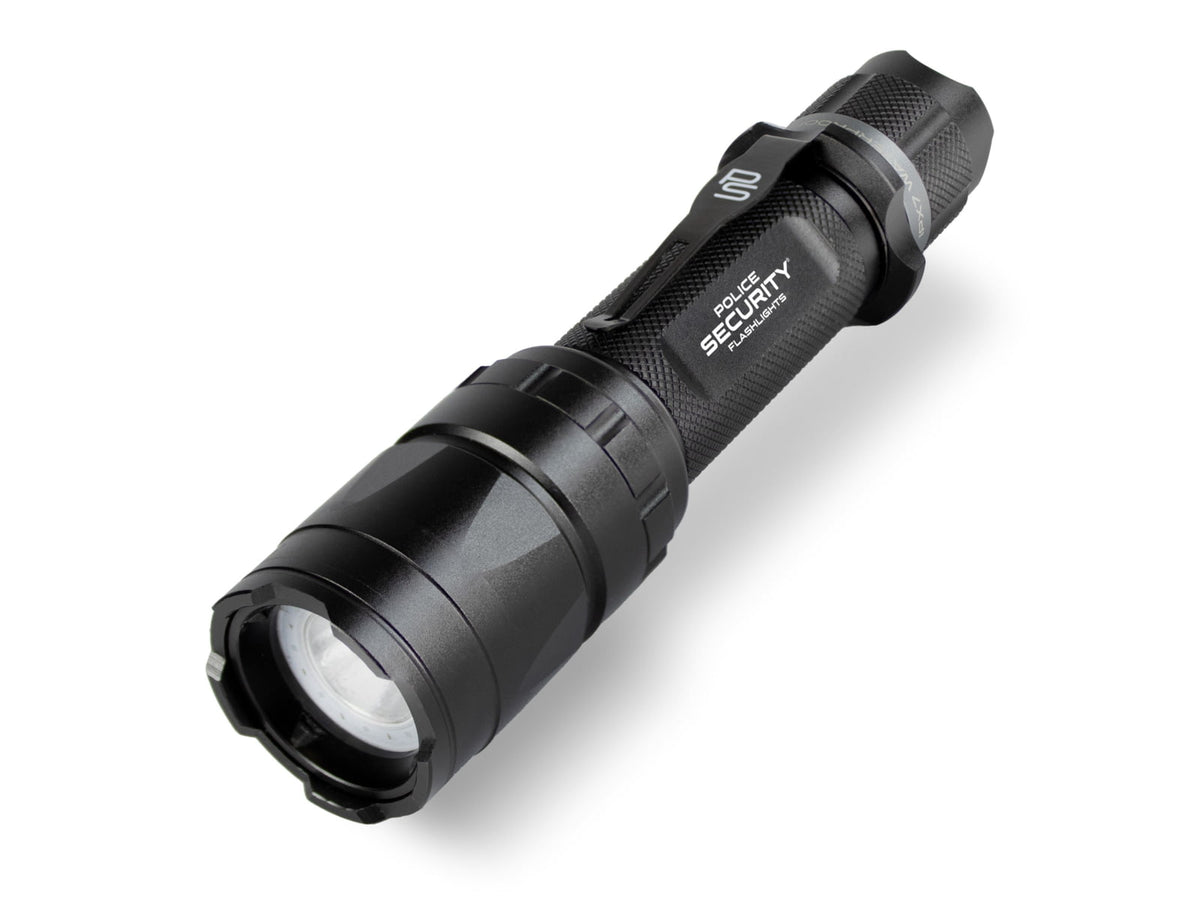 Police Security Flashlights Trac Tact-R 1000 Lumen LED Rechargeable Flashlight Black 98868